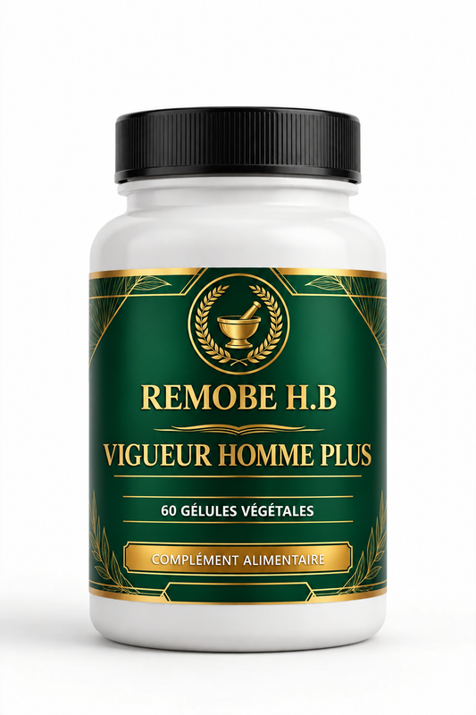 Flacon REMOBE H.B Vigueur Homme Plus, 60 gélules végétales