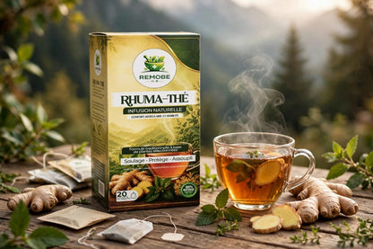 Rhuma-Thé et tasse d'infusion